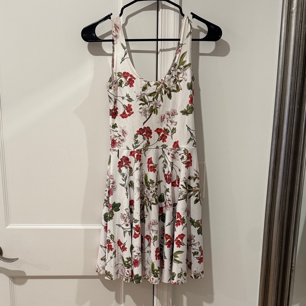 Blackmilk Red Floral Mini Dress